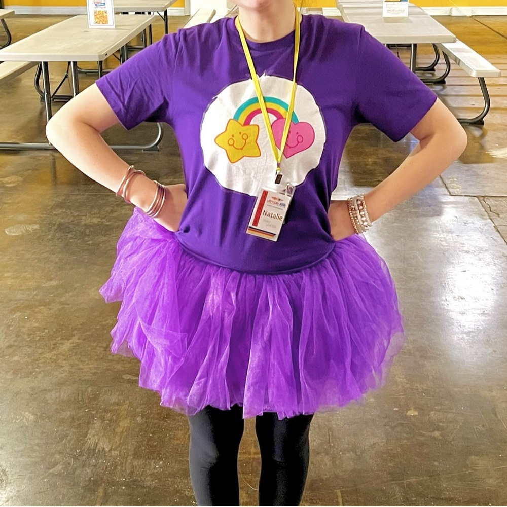 Care Bear Outfit Size Small (2-6)‎ with tull skirt